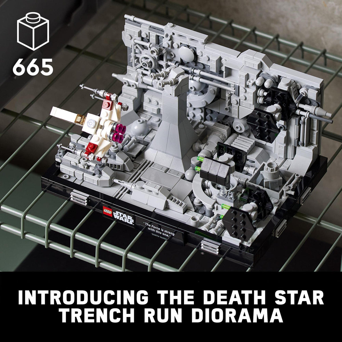LEGO® Star Wars™ Dødsstjernen Trench Run Diorama 75329 – Utstillingsmodell