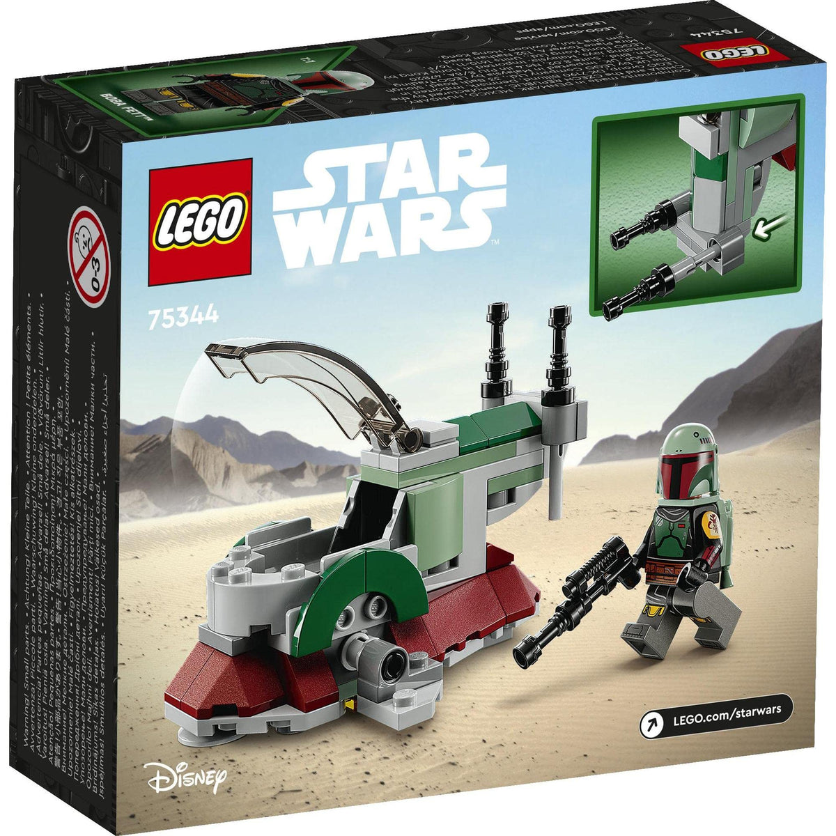 LEGO® Star Wars™ Boba Fetts Romskip Microfighter 75344