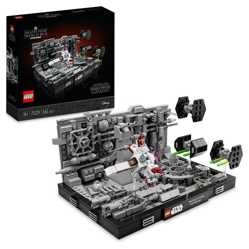 LEGO® Star Wars™ Dødsstjernen Trench Run Diorama 75329 – Utstillingsmodell