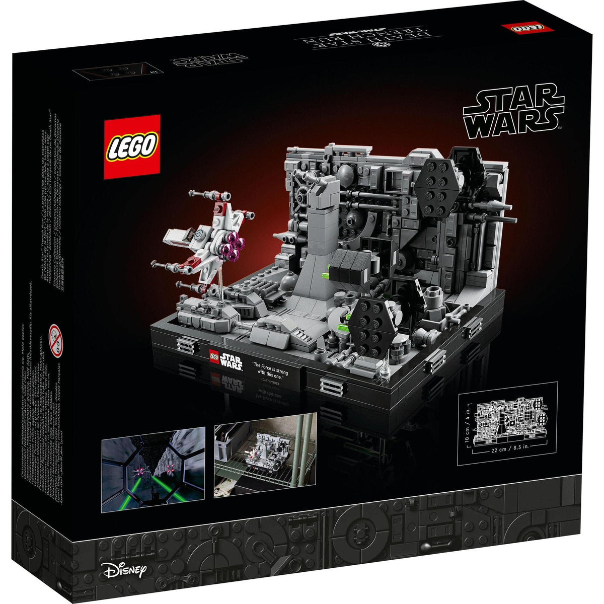 LEGO® Star Wars™ Dødsstjernen Trench Run Diorama 75329 – Utstillingsmodell