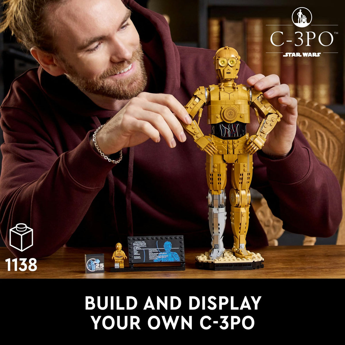 LEGO® Star Wars™ C-3PO 75398 – Detaljert Droide-modell