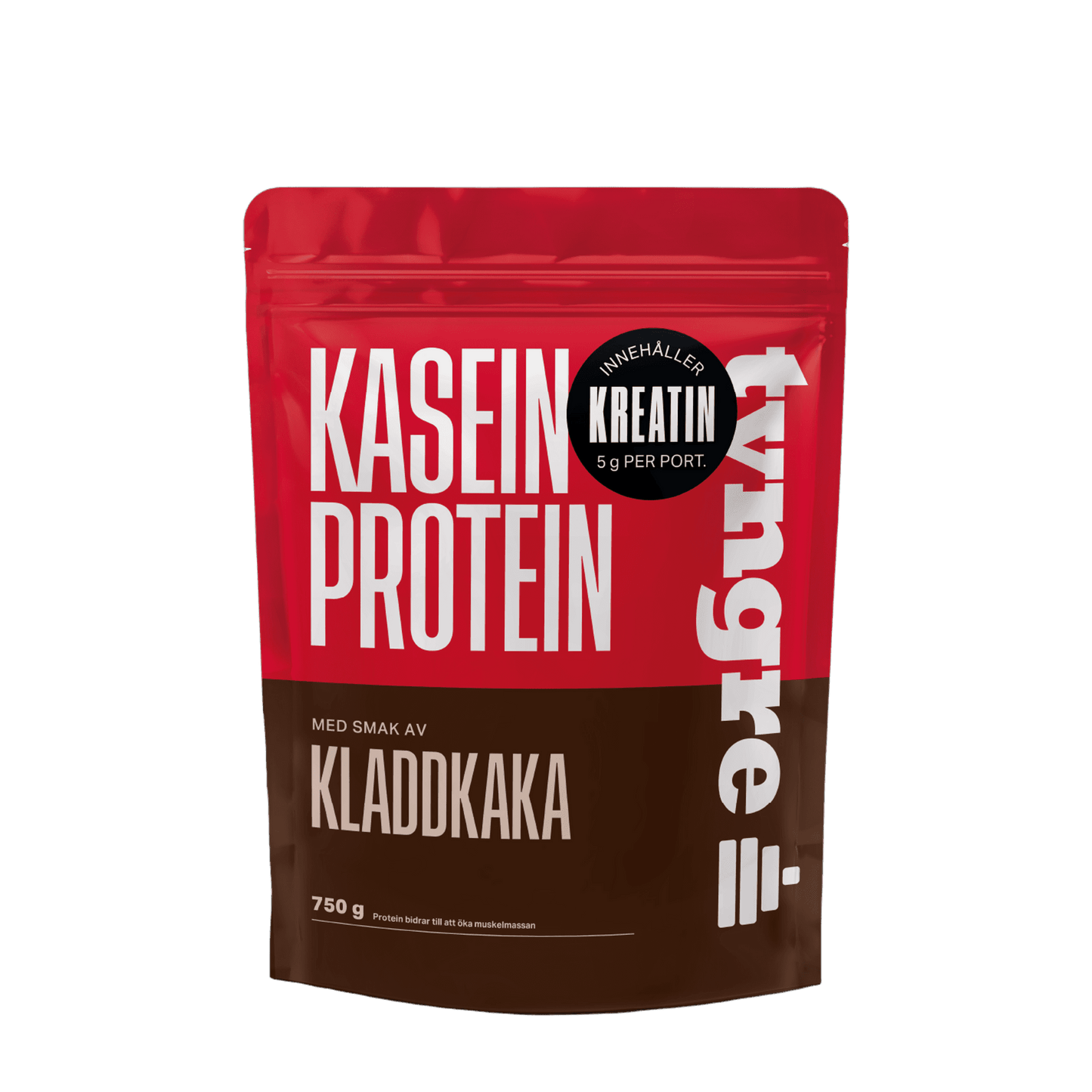 Tyngre Protein med Kreatin – variant Kaseinprotein med kreatin – Kladdkake (750g)