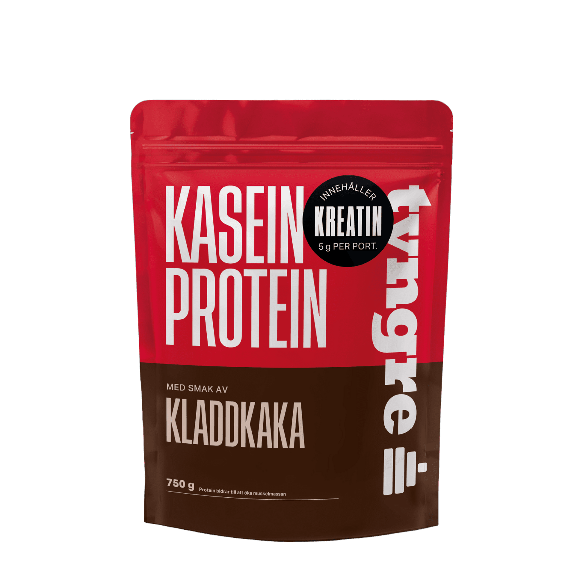 Tyngre Protein med Kreatin – variant Kaseinprotein med kreatin – Kladdkake (750g)