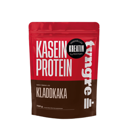 Tyngre Protein med Kreatin – variant Kaseinprotein med kreatin – Kladdkake (750g)