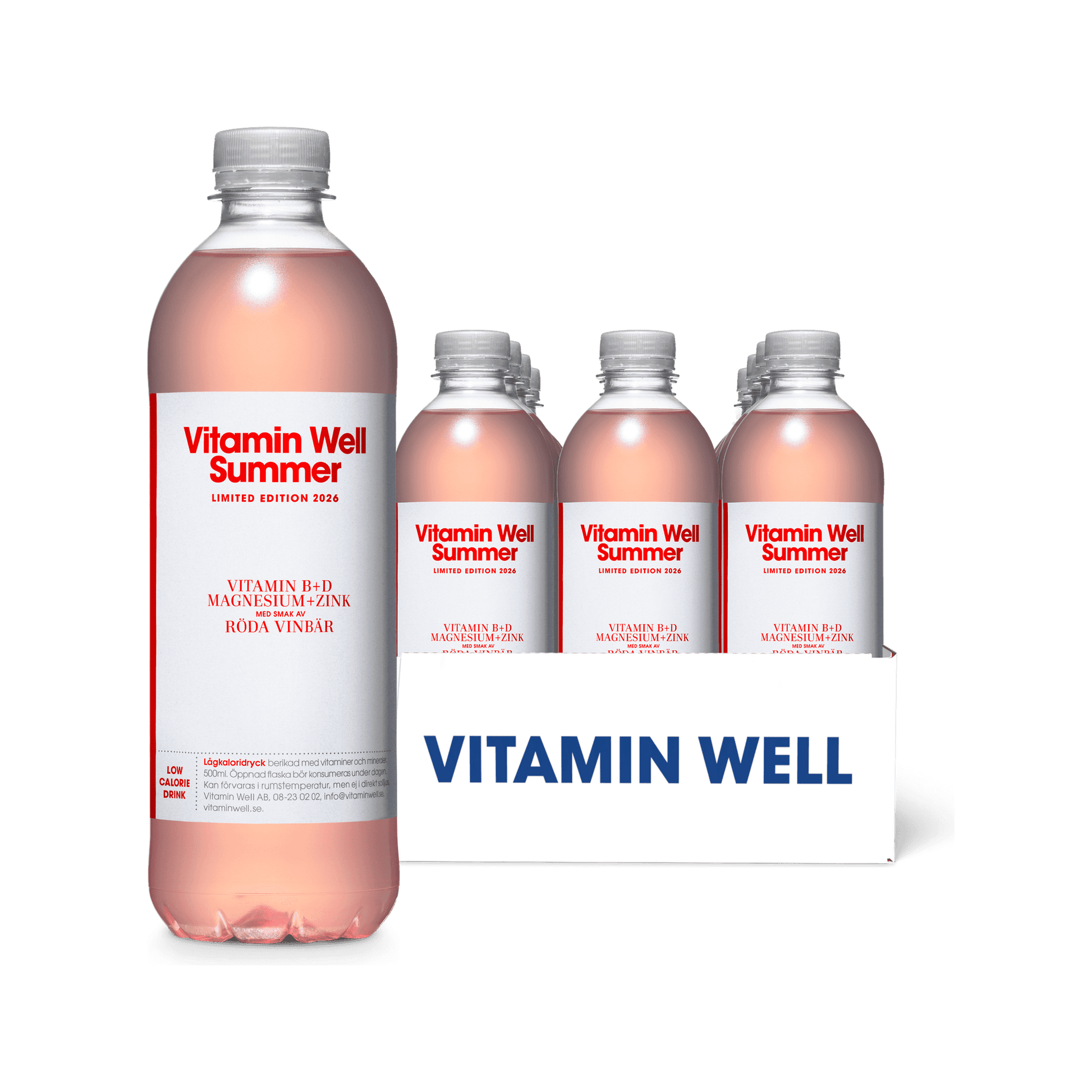 Vitamin Well Røde Rips 12-pack