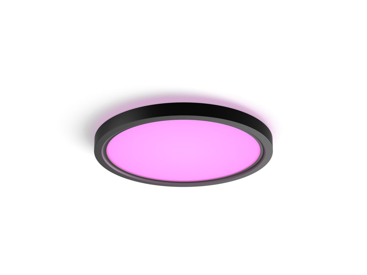 Tento rund WCA LED-takpanel 29,1 cm svart – produktbilde