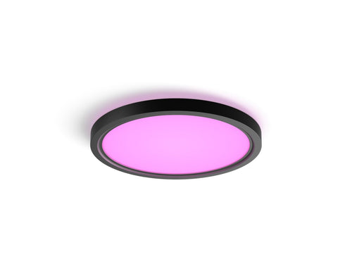 Tento rund WCA LED-takpanel 29,1 cm svart – produktbilde
