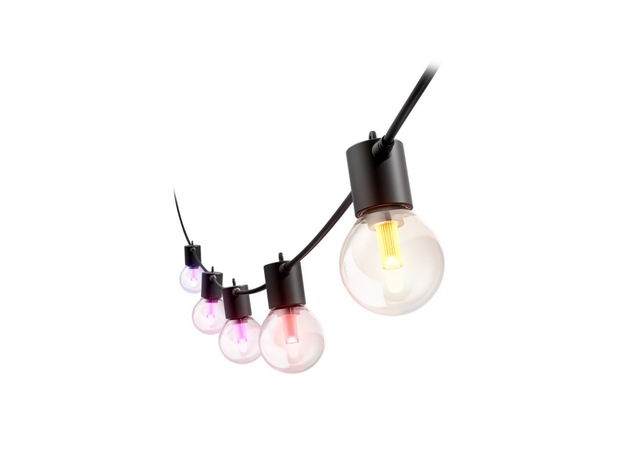 Philips Hue Festavia Globe Outdoor lysslynge, 7 m utvidelse – produktbilde