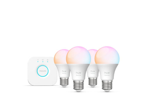 Basis startsett: 4 smarte lamper E27 (806 lm) – produktbilde