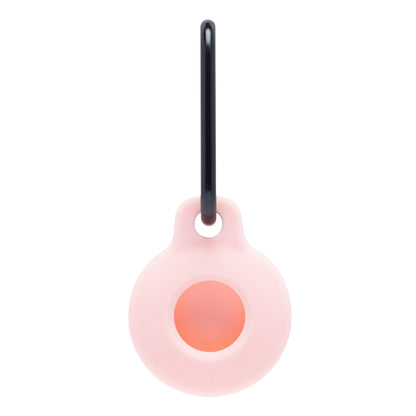Linocell AirTag Silikonetui med karabinkrok – Rosa – produktbilde 4
