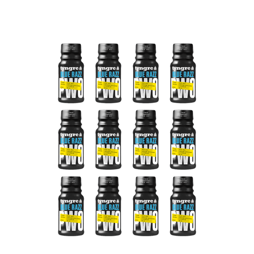 PWO Shot Blue Raspberry 12-pack