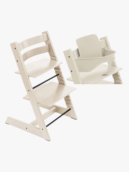 Stokke Tripp Trapp Spisestol inkl. Babyset, Vanilla White