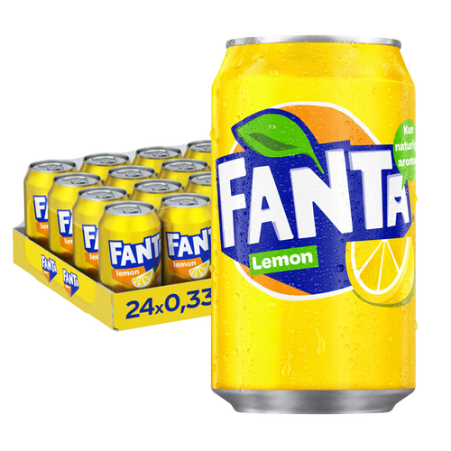 Fanta Lemon 24 x 355 ml storpakke