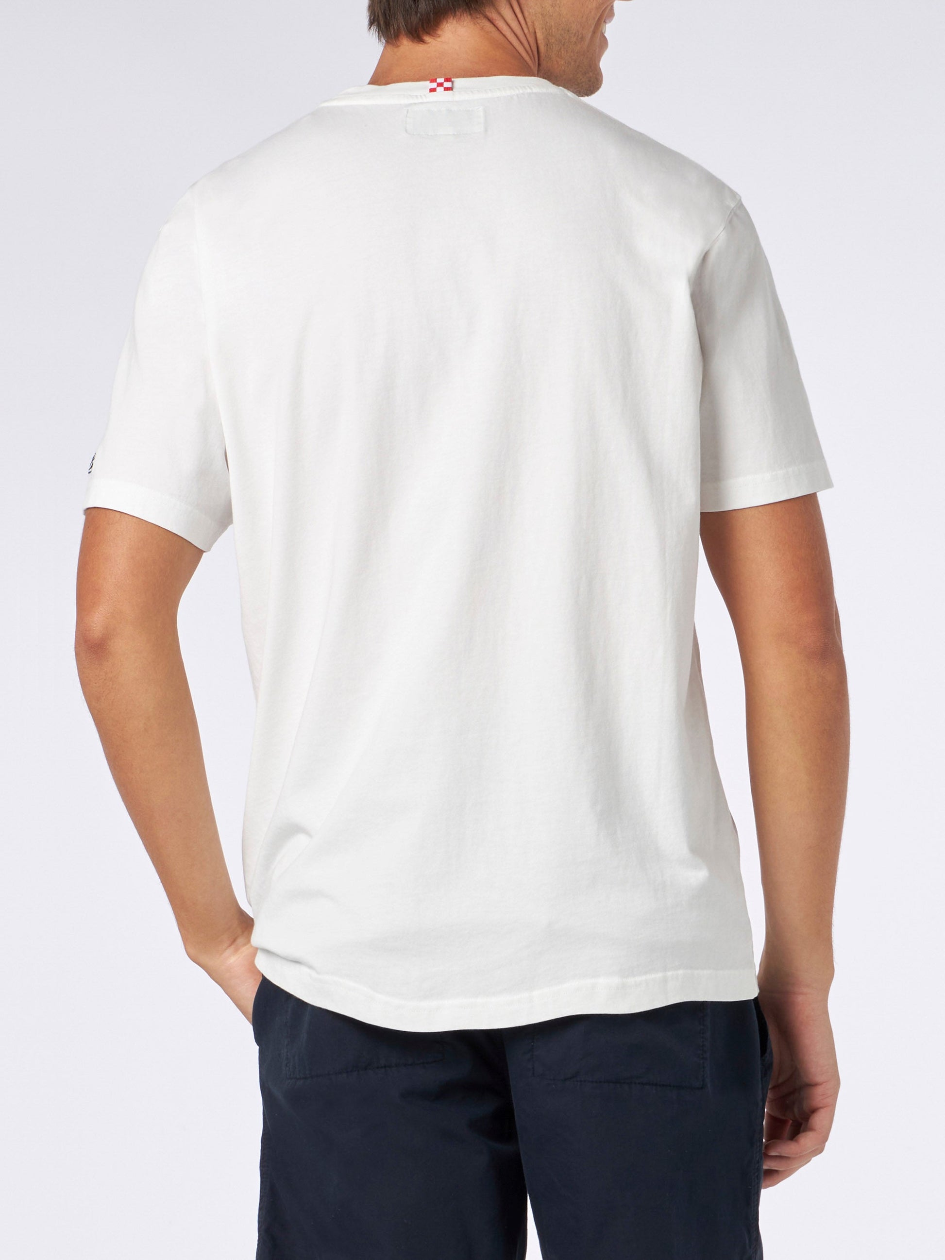 Arnott heavy cotton t-skjorte med St. Barth Padel Club-trykk – offisielt produktbilde 4