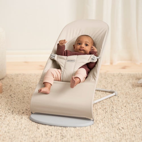 BabyBjörn Balance Soft Babysitter Vevd/Jersey, Lys beige