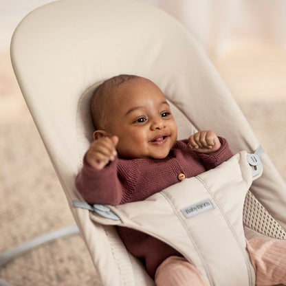 BabyBjörn Balance Soft Babysitter Vevd/Jersey, Lys beige