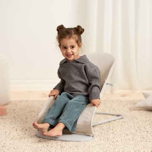 BabyBjörn Balance Soft Babysitter Vevd/Jersey, Lys beige