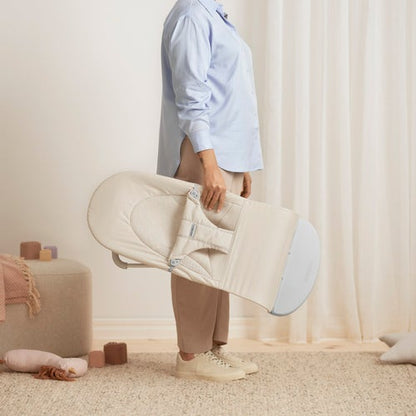BabyBjörn Balance Soft Babysitter Vevd/Jersey, Lys beige