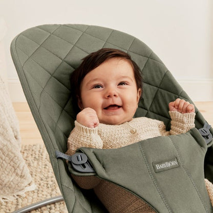 BabyBjörn Bliss Babysitter Vevd Klassisk Quilt, Mørkegrønn