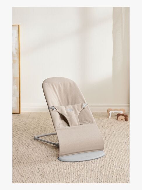BabyBjörn Bliss Babysitter Vevd Mélange, lys beige