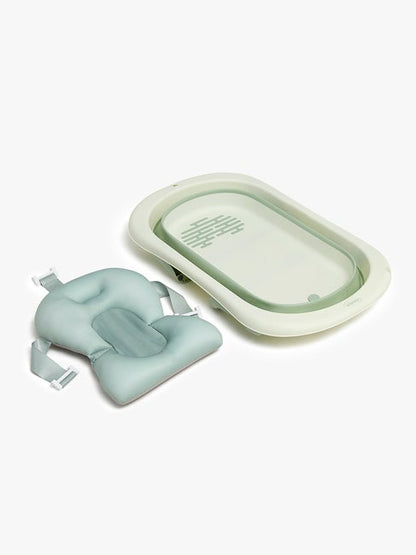 Beemoo CARE Assist Badebalje inkl. Badestøtte, Soft Green
