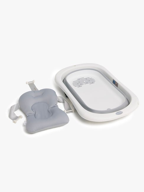 Beemoo CARE Assist Badebalje inkl. Badestøtte, White/Grey