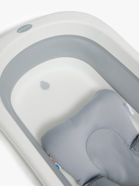 Beemoo CARE Assist Badebalje inkl. Badestøtte, White/Grey