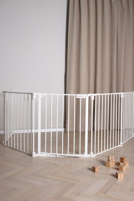 Beemoo SAFE Protect Skrugrind/Romdeler 5 Paneler, White