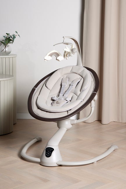 Beemoo PLAY Rocker 2 Babysitter, Sand/Wood