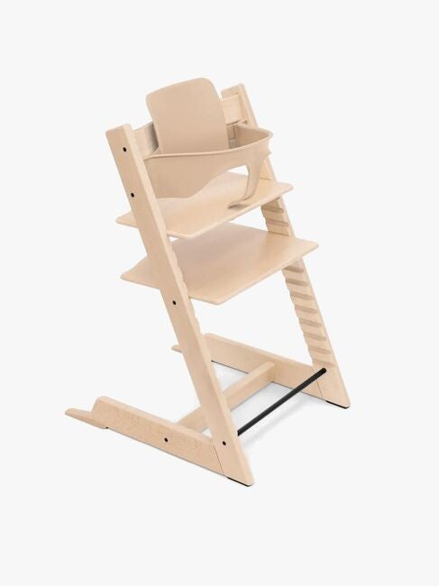 Stokke Tripp Trapp matstol Bundle inkl. brikke, Natural/White