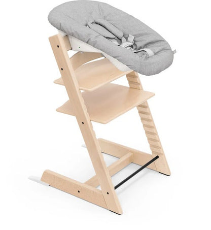 Stokke Tripp Trapp matstol-pakke inkl. Newborn Set, Natural/Grey
