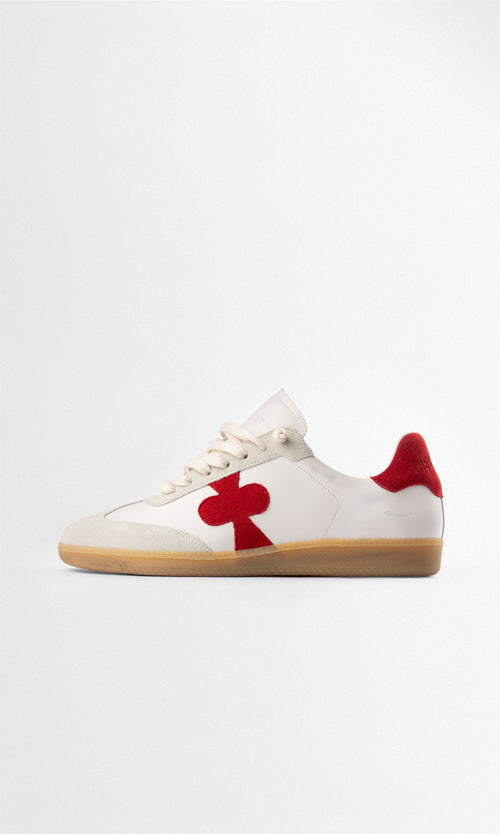 The Gallerist Berlin-sneakers for menn – rød kløver, produktbilde 1
