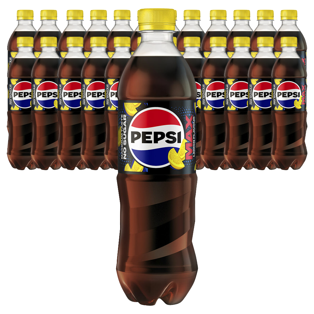 Pepsi MAX Lemon 24 x 500 ml storpakke