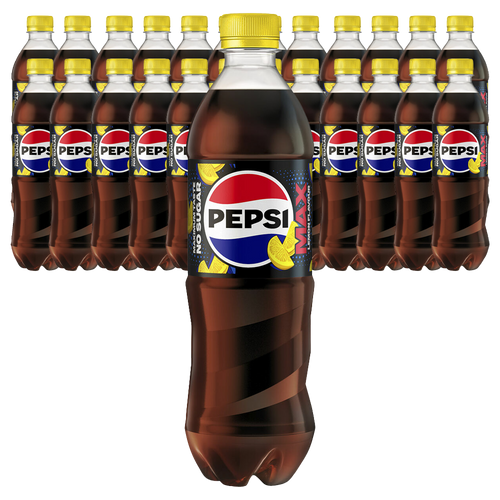 Pepsi MAX Lemon 24 x 500 ml storpakke