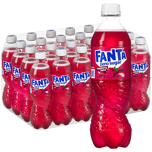 Fanta Raspberry Zero 24 x 500 ml storpakke