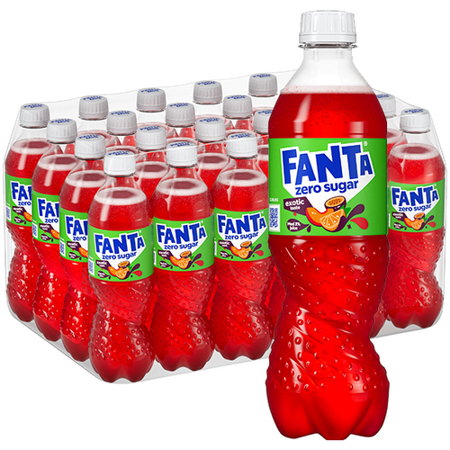 Fanta Exotic Zero 24 x 500 ml storpakke