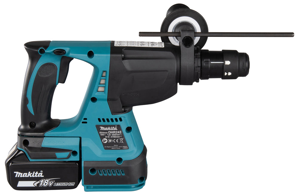 Makita DHR243Z 18V LXT SDS-Plus kombihammer – børsteløs, 2,0 J, 24 mm, 3 funksjoner