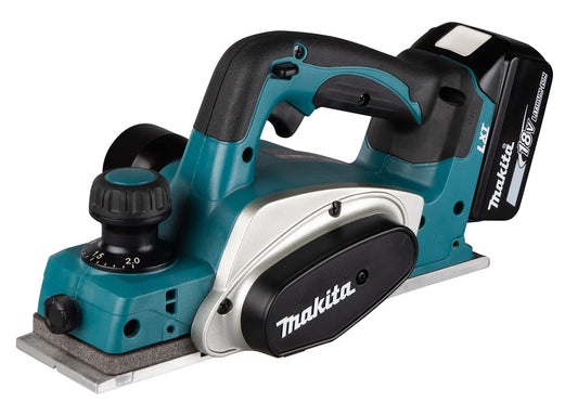 Makita DKP180Z Høvel 18V LXT, 82 mm – Kun maskin