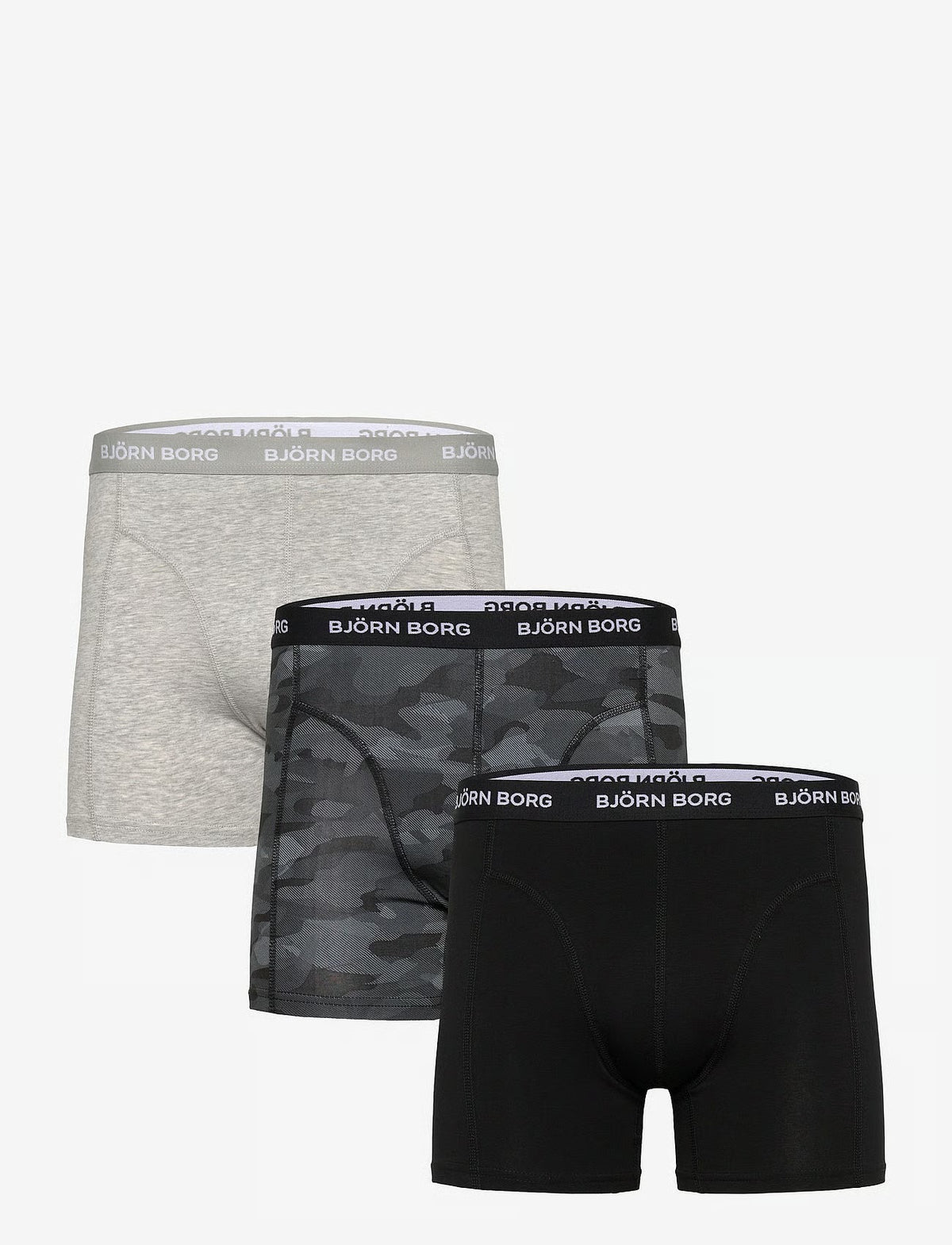 Björn Borg COTTON STRETCH BOXER 3p herreunderbukser, 3-pack i MULTIPACK 8