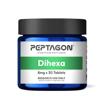 Peptagon Dihexa Research Tablets – 8mg / 30mg – 30 Count
