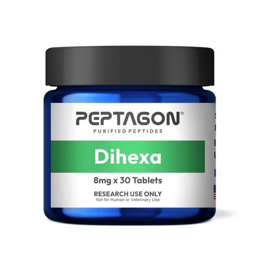 Peptagon Dihexa Research Tablets – 8mg / 30mg – 30 Count