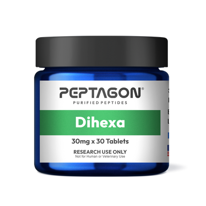 Peptagon Dihexa Research Tablets – 8mg / 30mg – 30 Count – official product image 2
