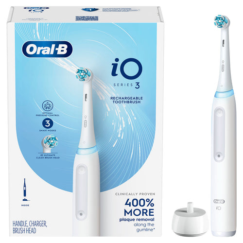 Oral-B iO Series 3 Elektrisk Tannbørste - Matte White