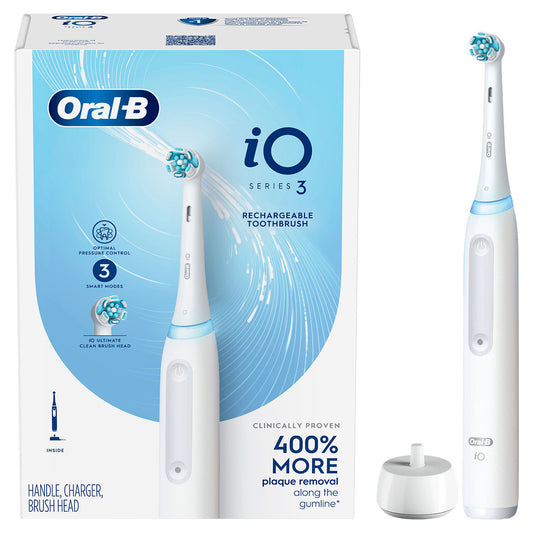 Oral-B iO Series 3 Elektrisk Tannbørste - Matte White