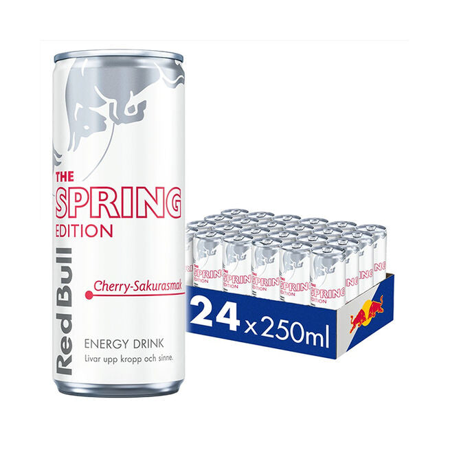 24 x Red Bull Energidrikk, 250 ml, Spring Edition 2026 2 kr pant