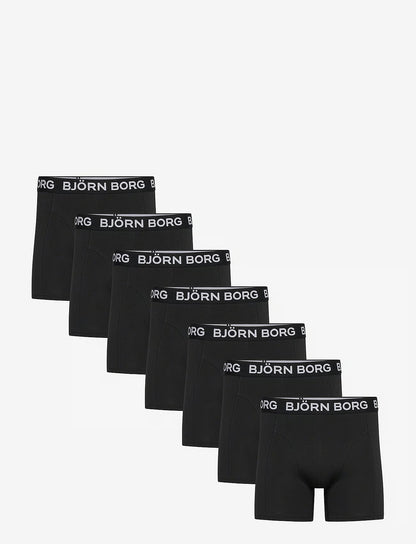 Björn Borg COTTON STRETCH BOXER 7p herreunderbukser, 7-pack i MULTIPACK 1