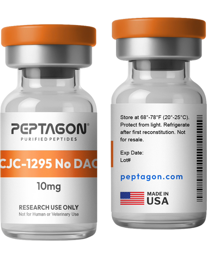 Peptagon CJC-1295 No DAC Research Peptide – 10mg – official product image 2