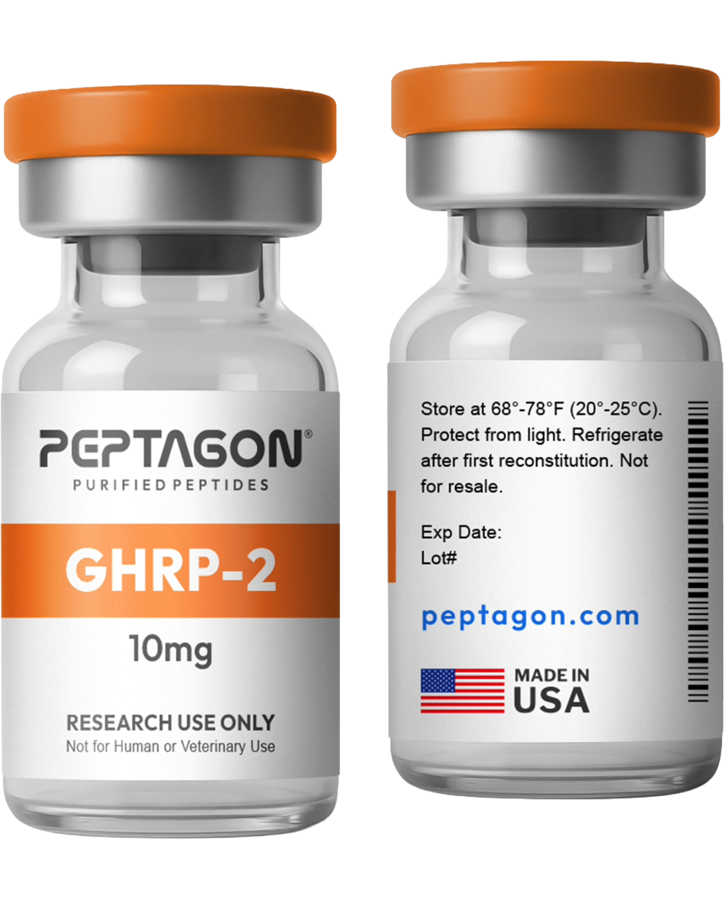Peptagon GHRP-2 Research Peptide – 5mg / 10mg – official product image 4