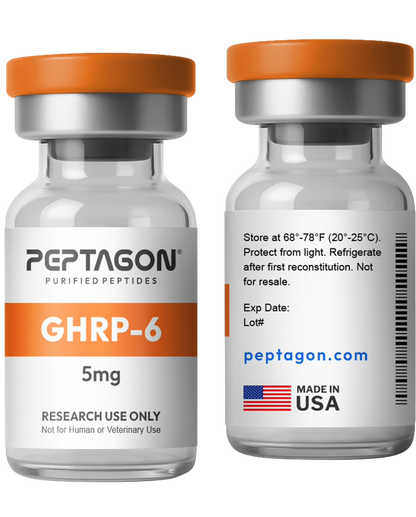 Peptagon GHRP-6 Research Peptide – 5mg – official product image 2