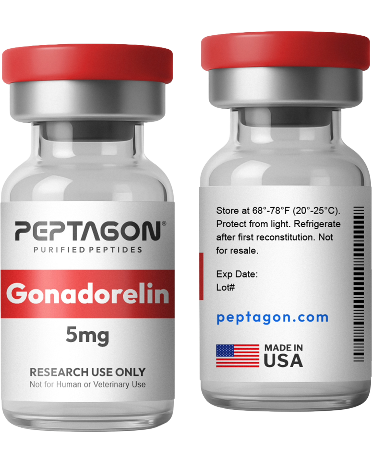Peptagon Gonadorelin Research Peptide – 5mg / 10mg – official product image 3